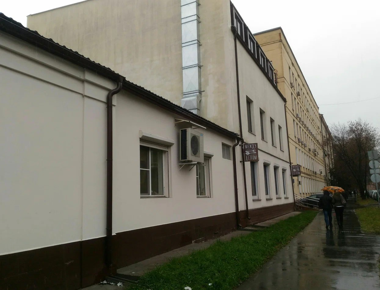 фасад дома, здание по адресу г Москва, ул Шухова, д 14 стр 9 
